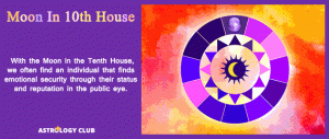Moon in 10th House